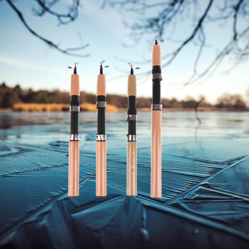 超軽量冬用氷釣り竿 ポータブル冬用氷釣り竿 スピニングキャス - Fishing Rod Ice のレビューと価格