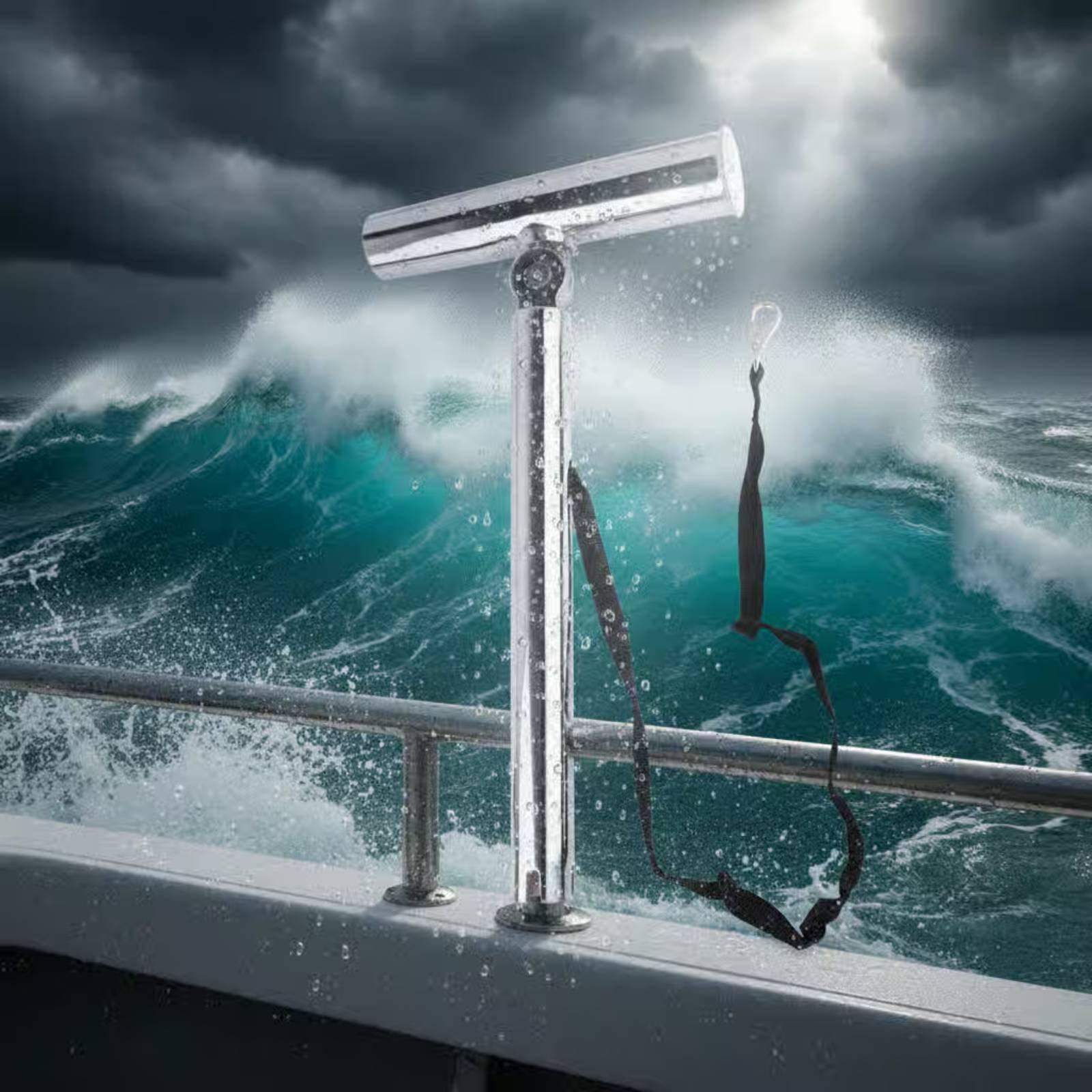 調整可能な釣り竿スタンド ステンレス製ボート用ロッドラック  - Fishing Rod Rack のレビューと価格