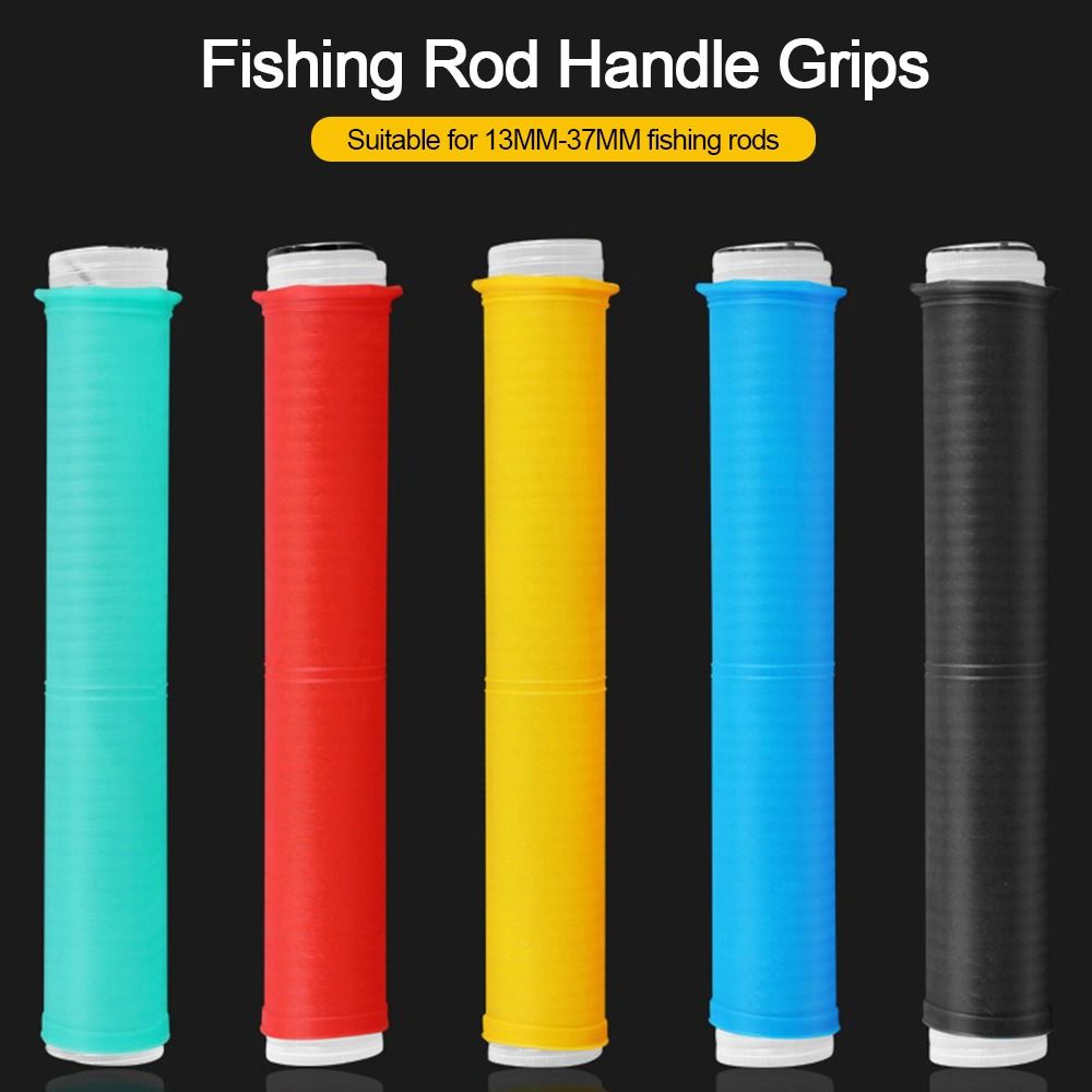 シリコン製釣り竿ハンドルラップ、滑り止めユニバーサルハンドポ - Fishing Rod Case のレビューと価格