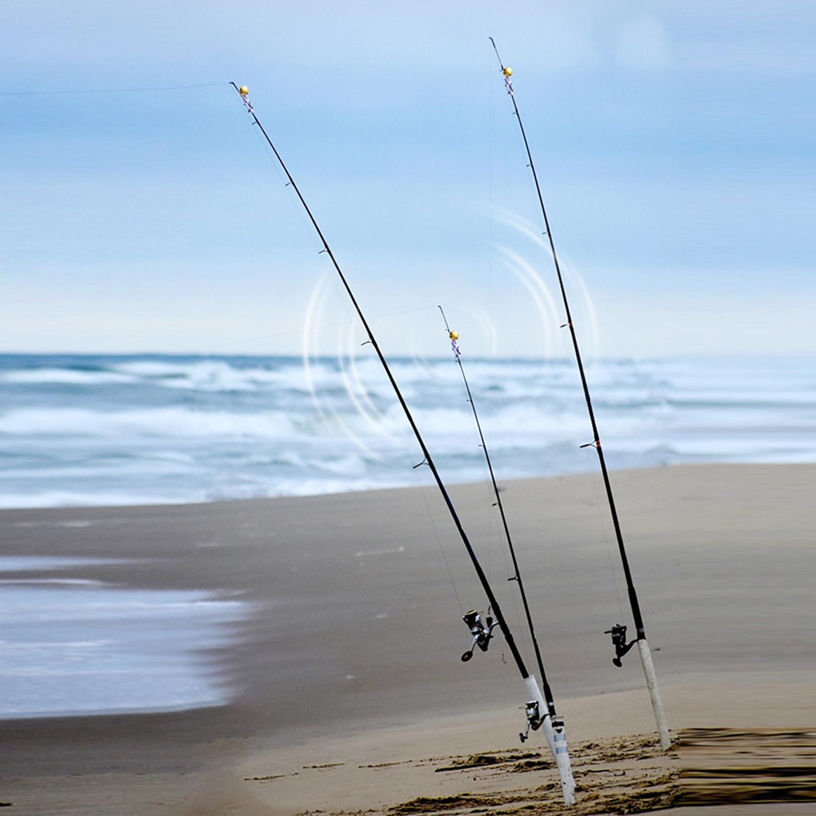 3個入り釣り用バイトアラームベル ロッドクリップ 釣り用品  - Fishing Rod Ice のレビューと価格